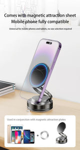 Suport Auto Magnetic cu Ventuza XO C177+ (fara carlig) - Negru