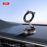 Suport auto magnetic XO C181 cu ventuza, cap de pisica, negru
