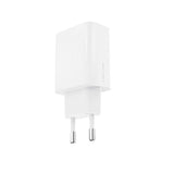 Incarcator XO 220V 20W, USB-C + USB-A cu cablu Type-C - Type-C, Alb