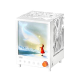 Proiector laser/LED XO OZ14 cu boxa incorporata, Alb