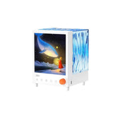 Proiector laser/LED XO OZ14 cu boxa incorporata, Alb