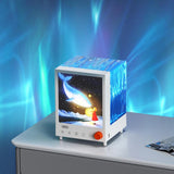 Proiector laser/LED XO OZ14 cu boxa incorporata, Alb