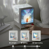 Proiector laser/LED XO OZ14 cu boxa incorporata, Alb