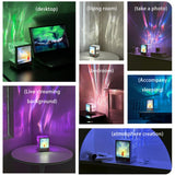 Proiector laser/LED XO OZ14 cu boxa incorporata, Alb