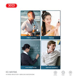Microfon wireless XO MKF08A, cu reducere zgomot AI, conector Type-C, Negru