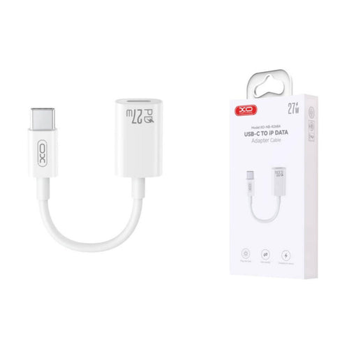 Adaptor Audio XO Type-C la Lightning, NB-R268B – Alb