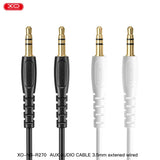 Cablu AUX XO NB-R270, 1 m, Alb