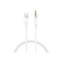 Cablu adaptor Type-C la AUX XO NB-R279B, 1 m, Alb