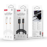 Cablu de date XO NB302 USB-A - Type-C, 1 m, 3A, Negru