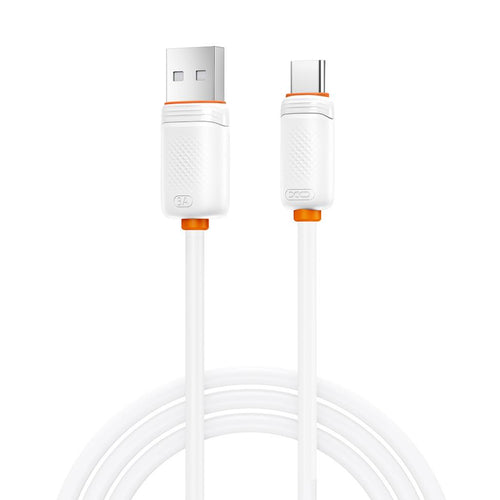 Cablu de date XO NB302 USB-A - Type-C, 1 m, 3A, Alb