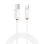 Cablu de date XO NB302 USB-A - Type-C, 1 m, 3A, Alb