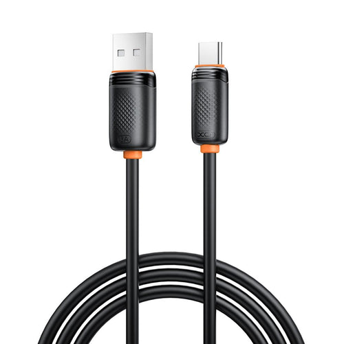 Cablu de date XO NB302 USB-A - Type-C, 1 m, 3A, Negru