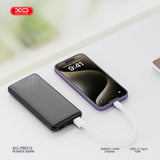Power Bank XO PB312 10000 mAh cu indicator LED, Negru