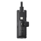 Power Bank XO PR220 5000 mAh 20W cu port Lightning și cablu Type-C integrat, Negru
