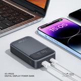 Baterie externa XO PR232, 10000mAh, 33W, display digital