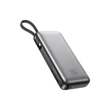 Baterie Externa Xo, Pr268 20000mAh 130W Cu Cablu USB-C Integrat Si Display Digital Omax A3d2de