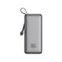 Baterie Externa Xo, Pr268 20000mAh 130W Cu Cablu USB-C Integrat Si Display Digital Omax A3d2de