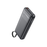 Baterie Externa Xo, Pr268 20000mAh 130W Cu Cablu USB-C Integrat Si Display Digital Omax A3d2de