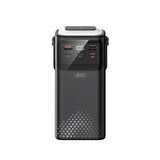 Power Bank XO PR285 30000 mAh, 22.5W, cu 4 cabluri incorporate si lanterna, Negru