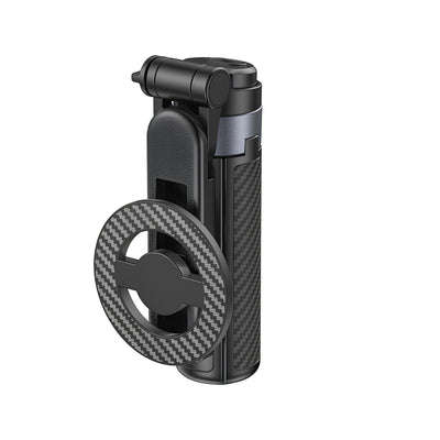 Suport selfie stick 4 în 1 cu grip cameră MagSafe și Bluetooth XO SS25 Pro, Negru
