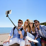 Suport selfie stick 4 în 1 cu grip cameră MagSafe și Bluetooth XO SS25 Pro, Negru