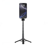 Suport selfie stick 4 în 1 cu grip cameră MagSafe și Bluetooth XO SS25 Pro, Negru