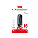 Memorie USB XO U30, 32GB, USB 3.0, Negru
