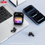Căști TWS cu ANC, ENC și Display LCD Smart pentru XO X50, Negre