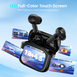 Căști TWS cu ANC, ENC și Display LCD Smart pentru XO X50, Negre