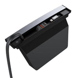 Baseus Integrat Hub, pentru Tesla T-Space Cars, 2xUSB-A, 2xUSB-C + 2 Cables C si C, 45W, B00051300111-02, Black