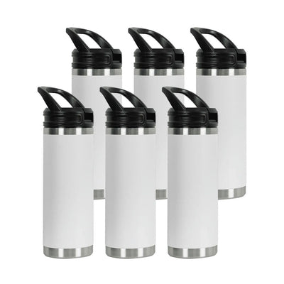 Pahar tumbler din oțel inoxidabil pentru imprimanta UV eufyMake E1, set 6 bucăți, Alb