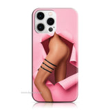Husa OEM compatibila cu iPhone 13 Pro, silicon, Roz