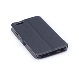 Husa tip carte OEM compatibila cu Sony Xperia M4 Aqua, MagSafe/Magnetic, piele, Negru