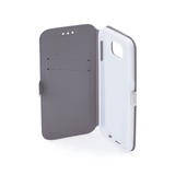Husa tip carte OEM compatibila cu iPhone 6 Plus, iPhone 6s Plus, MagSafe/Magnetic, piele, Alb