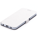 Husa tip carte OEM compatibila cu iPhone 6 Plus, iPhone 6s Plus, MagSafe/Magnetic, piele, Alb