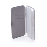 Husa tip carte OEM compatibila cu Galaxy S21 Plus, MagSafe/Magnetic, piele, Auriu