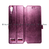 Husa tip carte OEM compatibila cu iPhone 6, iPhone 6s, MagSafe/Magnetic, piele ecologica, Roz