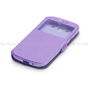 Husa tip carte OEM compatibila cu iPhone 6, iPhone 6s, MagSafe/Magnetic, piele, Mov