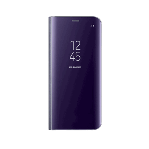 Husa tip carte OEM compatibila cu Galaxy S8 Plus, piele, Mov