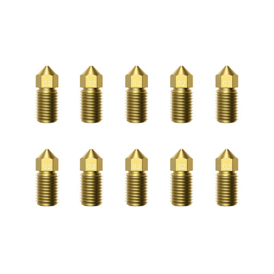 Duze extrudare AnkerMake M5, set 10 bucati, 0.2mm, Auriu