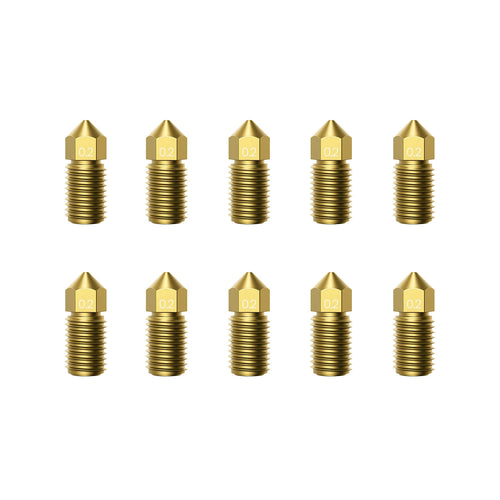 Duze extrudare AnkerMake M5, set 10 bucati, 0.2mm, Auriu
