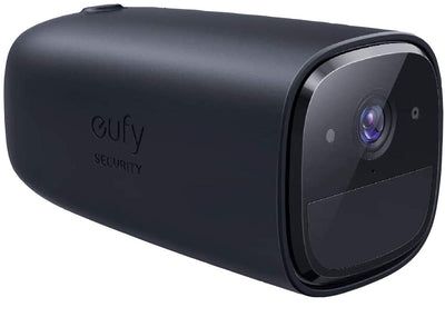 Set 2 huse silicon Eufy pentru eufyCam 1/2/2 Pro, protectie UV si ploaie, Negru