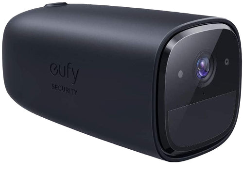 Set 2 huse silicon Eufy pentru eufyCam 1/2/2 Pro, protectie UV si ploaie, Negru