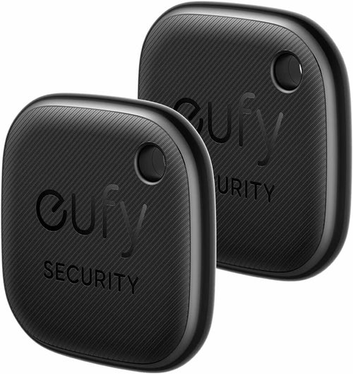 Set 2 Dispozitive Tracking eufy SmartTrack Link, compatibil iOS, impermeabil, Negru