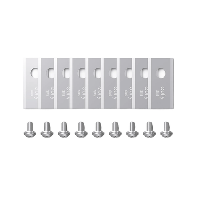 Set lame de schimb pentru robot tuns gazon Eufy E15/E18, 27 lame cu șuruburi, Gri