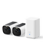 Sistem supraveghere eufyCam E40, 2K QHD, viziune nocturna color, wireless, HomeBase 2 + 2 camere