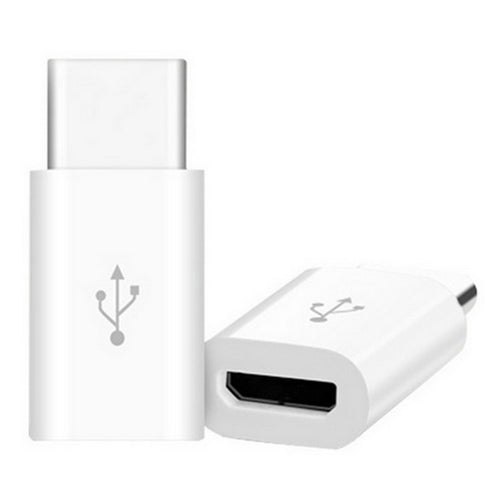 Adaptor OEM Micro-USB la USB-C - Alb