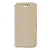Husa tip carte OEM compatibila cu Galaxy A42 5G, MagSafe/Magnetic, piele, Auriu