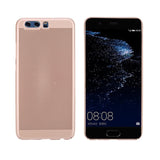 Husa OEM compatibila cu Huawei 8x, Anti-amprenta, policarbonat, Auriu