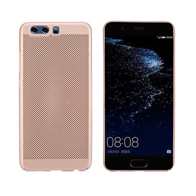 Husa OEM compatibila cu Huawei 8x, Anti-amprenta, policarbonat, Auriu
